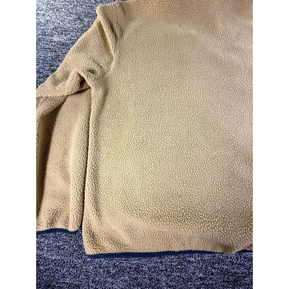 Free Country Fleece Jacket Mens 2XL 50-52 Camel Long Sleeve Full Zip Winter